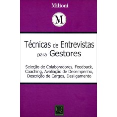 Imagem de Técnicas de Entrevistas Para Gestores - Millioni, Benedito - 9788541400206