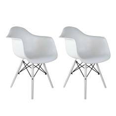 Imagem de Conjunto Com 2 Cadeiras Charles Eames Com Braço Ii 