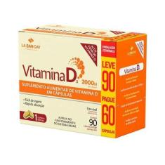 Imagem de Suplemento Alimentar Vitamina D3 2000Ui 90 Cps - La San Day