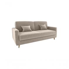 Imagem de Sofá Cama Emília 2 Lugares 190cm Suede Bege Matrix