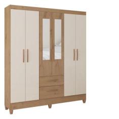 Imagem de Guarda-Roupas 6 Portas 2 Gavetas E Espelhos Multimóveis Cr35143