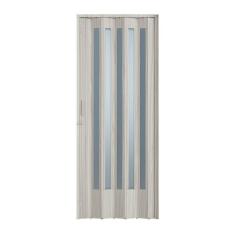 Imagem de Porta Sanfonada PVC Plastporta 210x60cm Translucida BCF Pecan