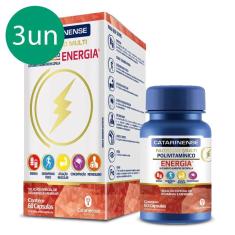 Imagem de Kit 3 Polivitamínico Energia Catarinense 60 Capsulas