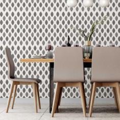 Imagem de Papel De Parede Adesivo Folhas Abstratas N07065 0,58X3,00M