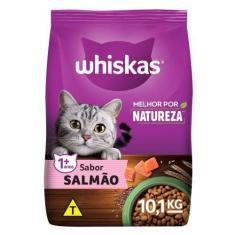 Imagem de Ração Whiskas Melhor Por Natureza Salmão Gatos Adultos - 10,1 Kg