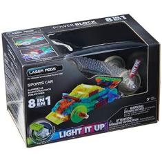 Imagem de Laser Pegs Blocos De Montar Power Block Carro Esporte 8 Em 1 Colorido