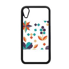 Imagem de Capa Flower Pixel Plant Paint para iPhone XR para proteção de telefone Apple