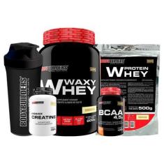 Imagem de Kit Waxy Whey 900G+ Whey Protein 500G - Bodybuilders