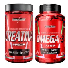 Imagem de Creatina Pura 120 Caps + Omega 3 60 Caps Integralmedica