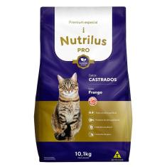 Imagem de Ração Seca Nutrilus Pro Frango para Gatos Adultos Castrados - 10,1 Kg