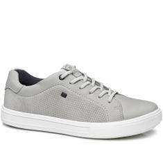 Imagem de Tênis Casual Pegada Masculino em Couro Silver 111501-09-Masculino