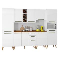 Imagem de Armário De Cozinha Completa Com Adega 10 Portas 4 Gavetas Favorita Bra