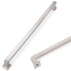 Imagem de COTYKILEY Pacote com 10 puxadores de armário de 256 mm de níquel acetinado escovado puxadores de armário de cozinha puxadores de porta de armário de cozinha puxadores de gaveta puxadores de cômoda