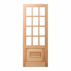 Imagem de Folha de Porta Maciça 210x92cm Eucalipto Pm11 Oriental Cruzeiro Portas Nude