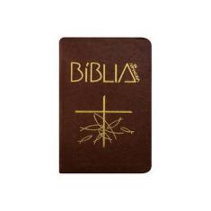 Imagem de Bíblia de Aparecida Bolso - Zíper Marrom - Santuário, Editora - 2510000267467