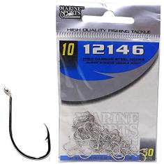 Imagem de Anzol 12146 Nickel Marine Sports 10 Cartela com 50 Unidades