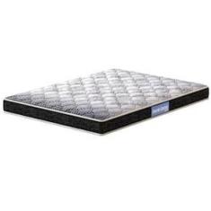 Imagem de Colchão de Casal Probel Guarda Costas Espuma D23 14x138x188cm - Branco/Preto