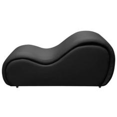 Imagem de Divã Tântrico Sofá Pousada Hotel Motel Corvin Preto Luxo SOFA STORE