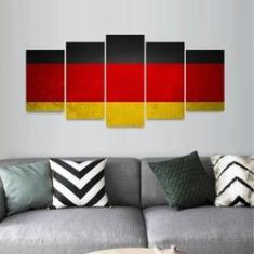 Imagem de Quadro decorativo Bandeira da Alemanha Mosaico