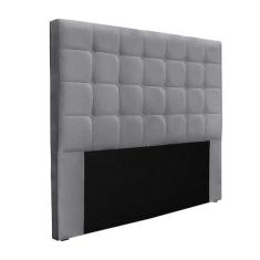 Imagem de Cabeceira Cama Box Queen 160 cm Verona Linho Cinza S04 - D'Rossi