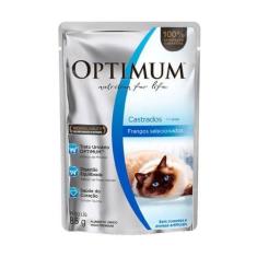 Imagem de Ração Úmida Optimum Gatos Adultos Castrados Frango 85g