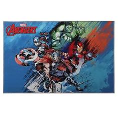 Imagem de Tapete Infantil Os Vingadores Avengers Paint Joy 70cmx100cm Jolitex