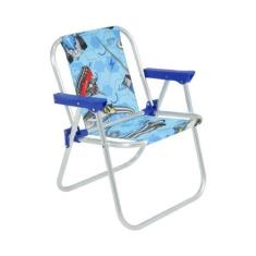 Imagem de Cadeira De Praia Infantil Hot Wheels Alumínio Dobrável Resistente Esta