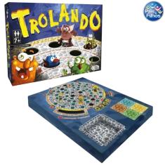 Imagem de Brinquedo Infantil Jogo de Tabuleiro Trolando da Pais e Filhos