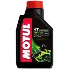 Imagem de Oleo De Moto 10w40 Motul 5000 Hc-tech Semissintético 4t 1lt