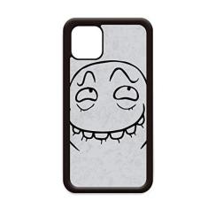 Imagem de Wretched Black Cute Chat Happy Pattern para iPhone 12 Pro Max Capa para Apple Mini Mobile Case