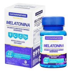 Imagem de Suplemento Alimentar Melatonina Catarinense 0,21mg Nutrição com 60 Comprimidos 60 Comprimidos