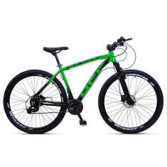 Imagem de Bicicleta Mountain Bike Aro 29 Off Firefly 24 Marchas Verde Preto Tam.
