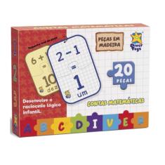 Imagem de Quebra-Cabeças Abc Diver Adições/Subtrações Divertoys R.8288