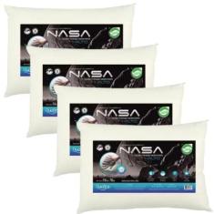 Imagem de Kit 2 Travesseiro Viscoelástico Duoflex Nasa X Alto Ortopédico