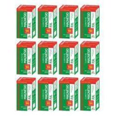 Imagem de Cloreto De Magnésio P.a 100 Cápsulas 500mg Medinal Kit 12 Unidades