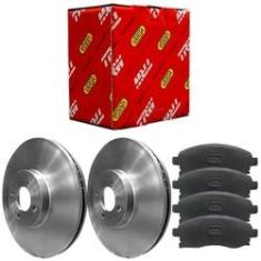 Imagem de Kit Pastilha Disco Freio Toyota Corolla 2003 a 2007 Dianteiro Trw Ventilado TRW