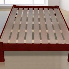 Imagem de Cama de Casal Turca Porto de Madeira Angelim Mogno