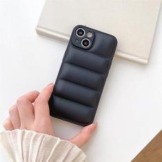 Imagem de Capa de telefone de couro de silicone macio de luxo para iPhone 14 13 12 11 Pro Max 7 8 Plus X XR XS Max SE 2022 Capa de proteção de lente de câmera, preta, para iPhone XR