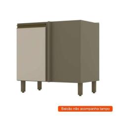 Imagem de Balcão De Cozinha Évelin 1 Pt Duna E Cristal - Henn