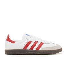Imagem de adidas Originals Tênis de futebol masculino Samba, Branco, 36