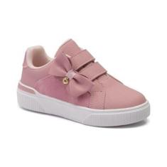Imagem de Tênis Infantil Klin Sky Rosa Ballet/Rosa Claro Laço 317.004-Feminino