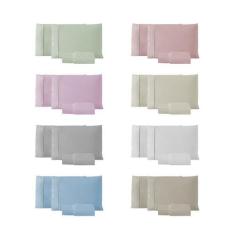 Imagem de Conjunto Lençol Casal Queen 3 Peças 200 Fios Ponto Palito Jogo de Lenç