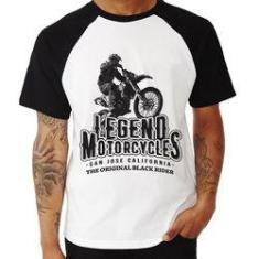 Imagem de Camiseta Raglan Legend Motorcycle - Foca Na Moda