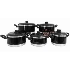 Imagem de Conjunto 5 Panelas Grandes Aluminio Grosso