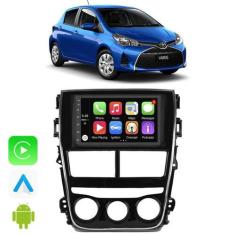 Imagem de Kit Multimidia Android 7 Polegadas Yaris 2018 a 2024 Carplay + Moldura