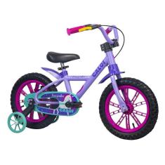 Imagem de Bicicleta Infantil Aro 14 Cecizinha Roxo E Pink Nathor 2024