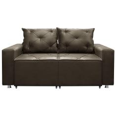 Imagem de Sofá 2 lugares Retrátil e Reclinável Bariloche 1.80cm C/ Molas Suede Shop das Cabeceiras