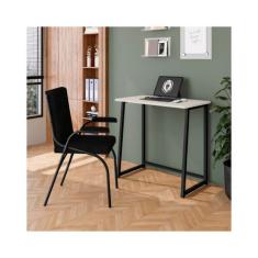 Imagem de Mesa Computador Notebook Dobrável Portátil Escrivaninha Estilo Industr