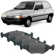 Imagem de Kit Pastilha Freio Fiat Uno 84 a 96 Dianteira Teves Lonaflex