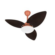 Imagem de Ventilador Teto Cobre Potente 3 Pás Palha Winds Ventax 220V